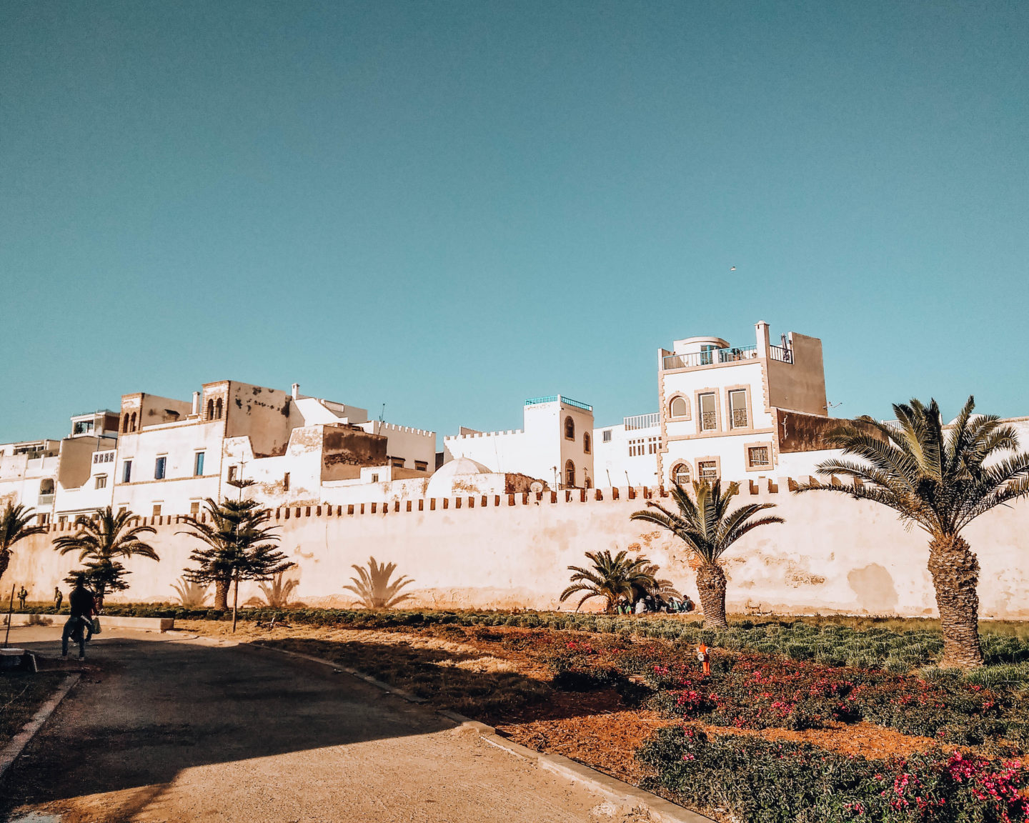 mura esterne di medina marocchina